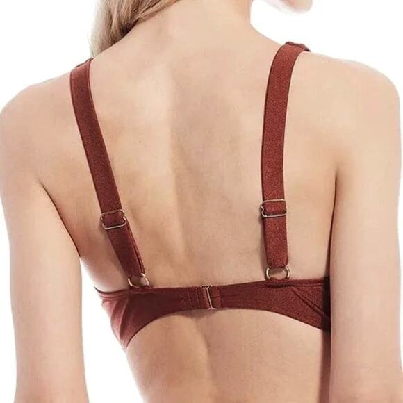 Chelsea and Violet Underwire Bralette Swim Bikini Top XL NEW - Picture 3 of 9